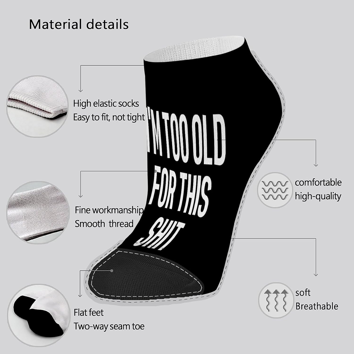 Funny Mens Novelty Socks with Unique Designs