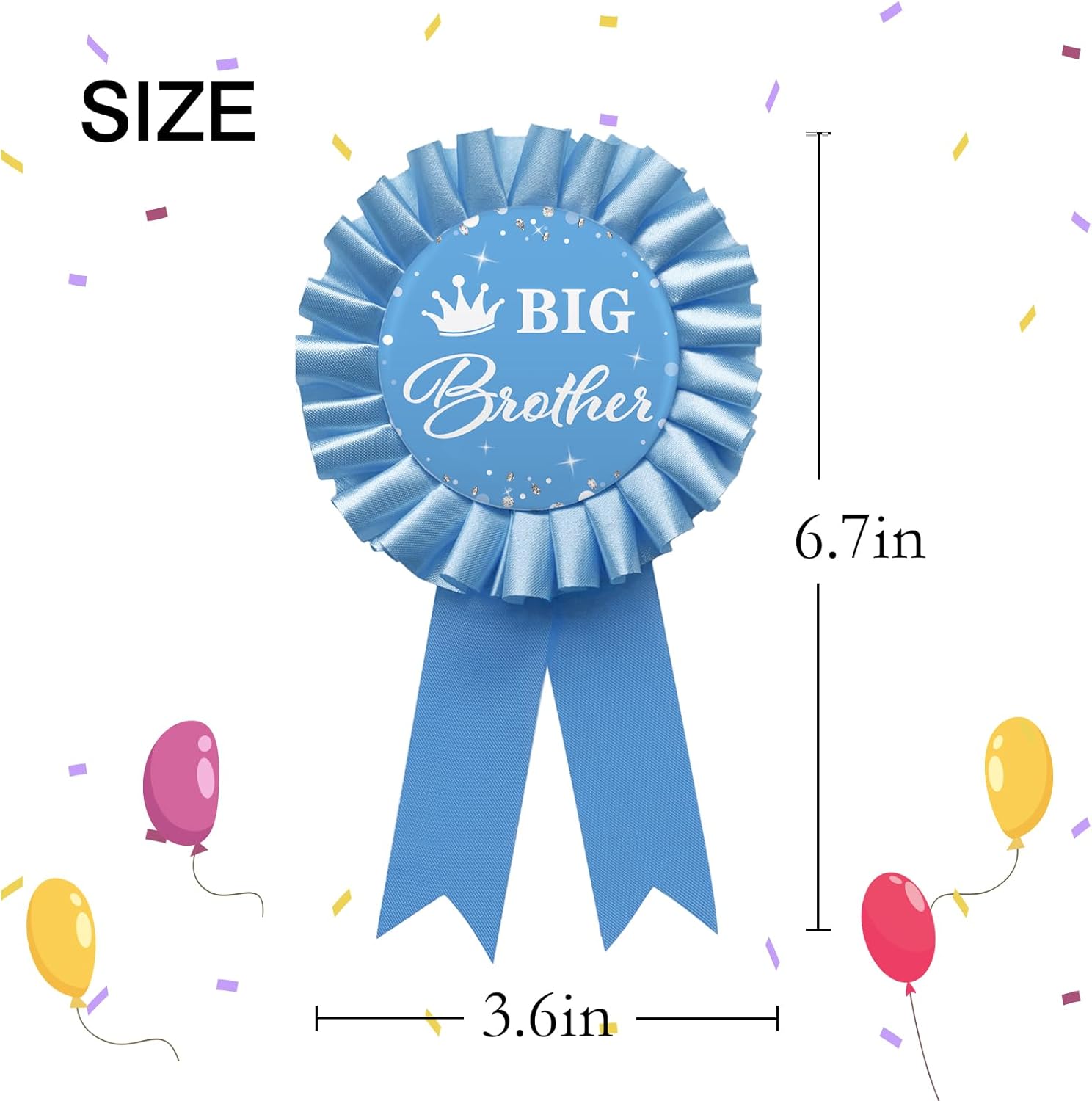 Big Brother Pin Happy Birthday - 1pc