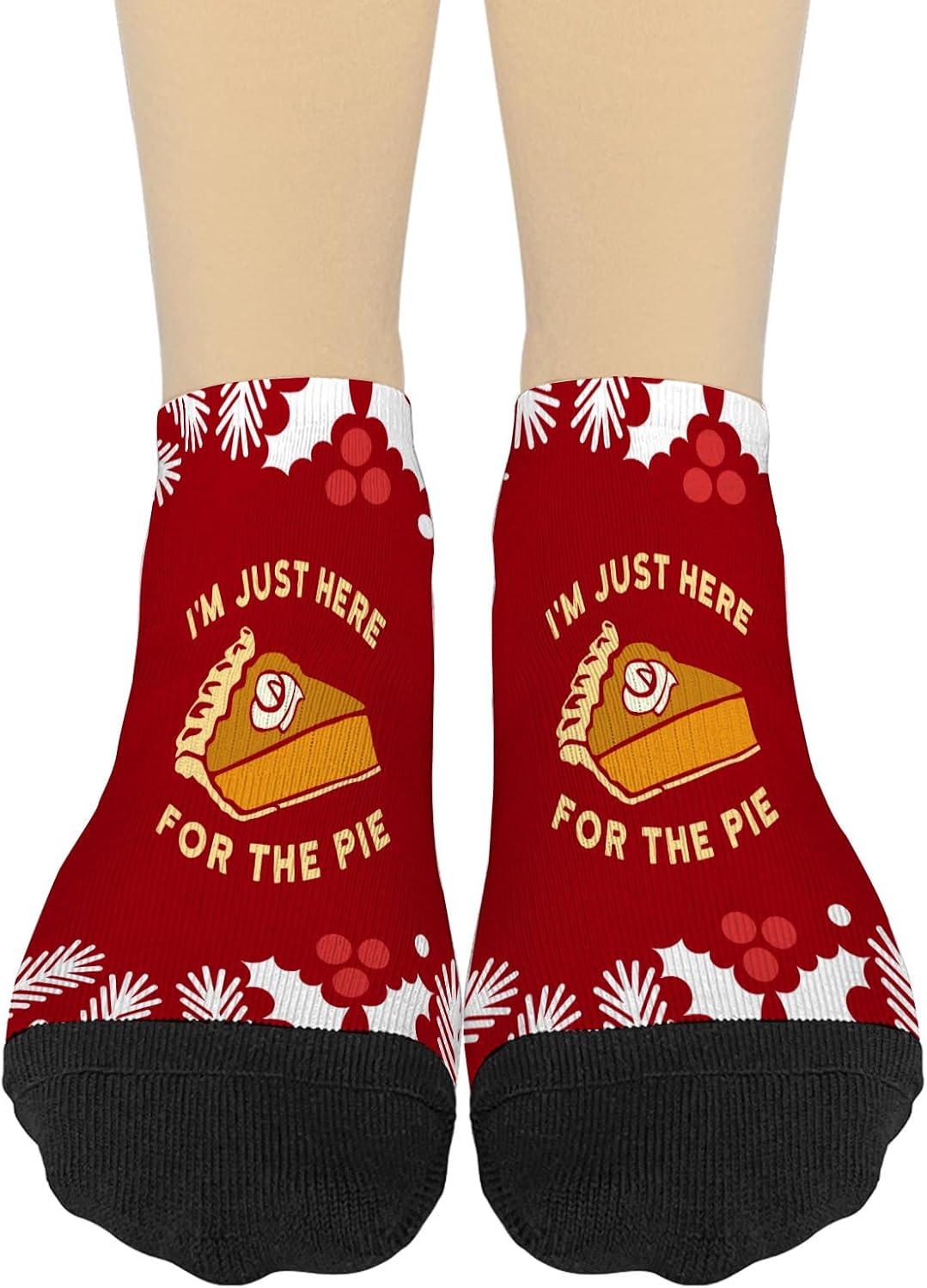 Just Here For The Pie Mens Socks