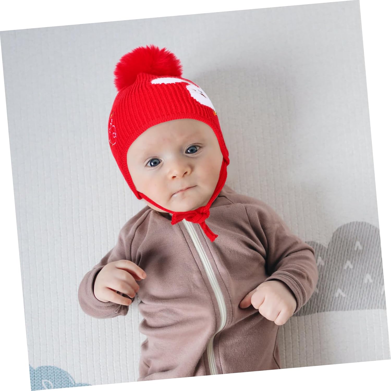 Christmas Knitted Beanie for Babies - Soft Warm and Stretchy