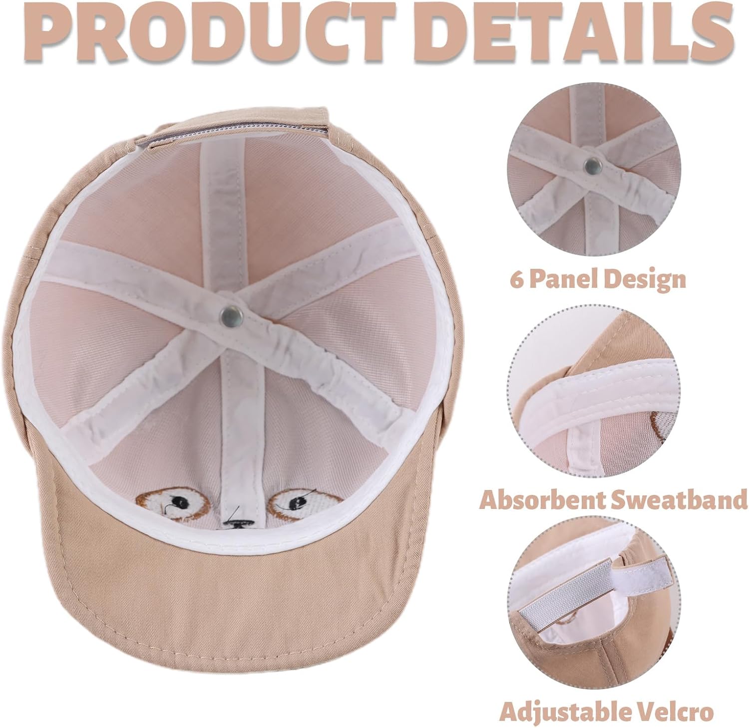 OMUKY Cotton Toddler Baseball Hat