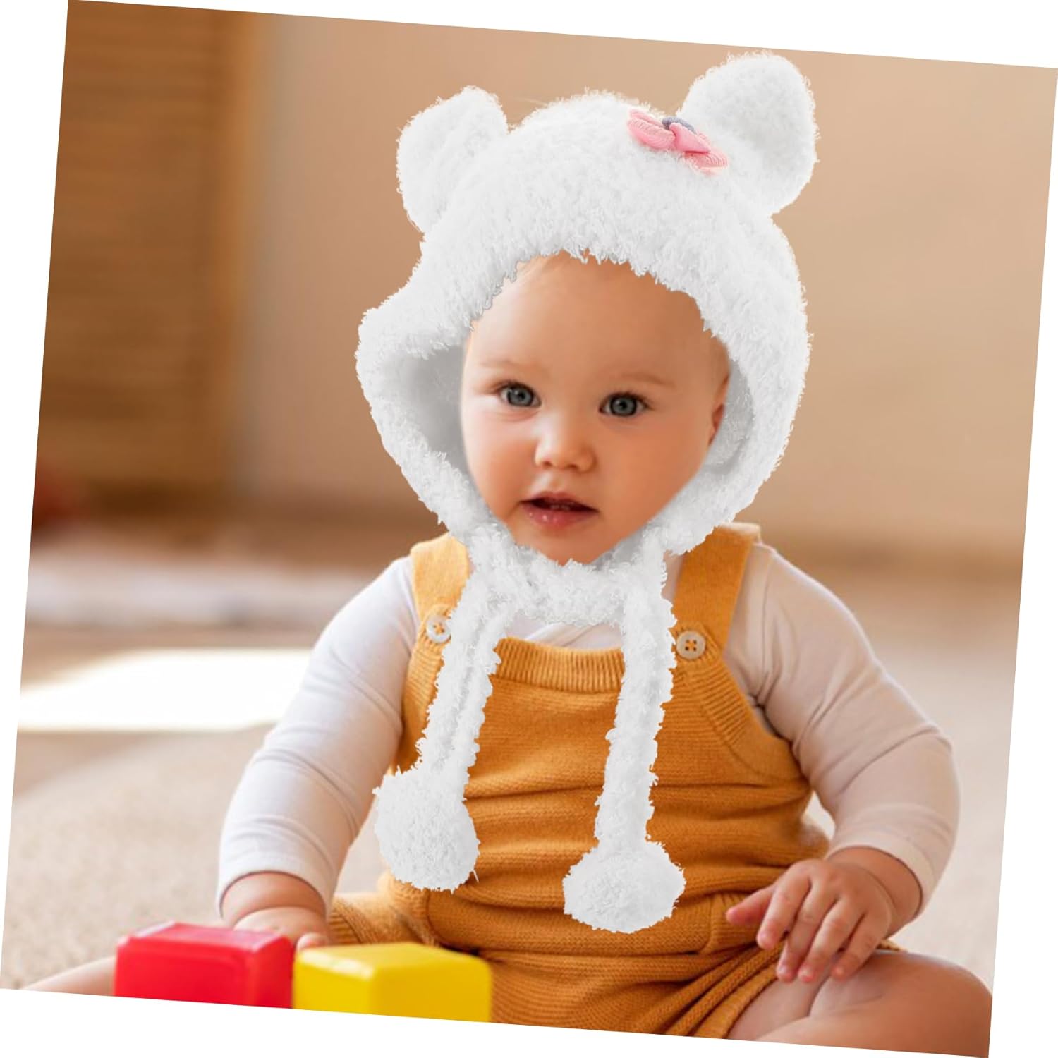 KOCKSHION Thick Warm Toddler Beanie with Earflap