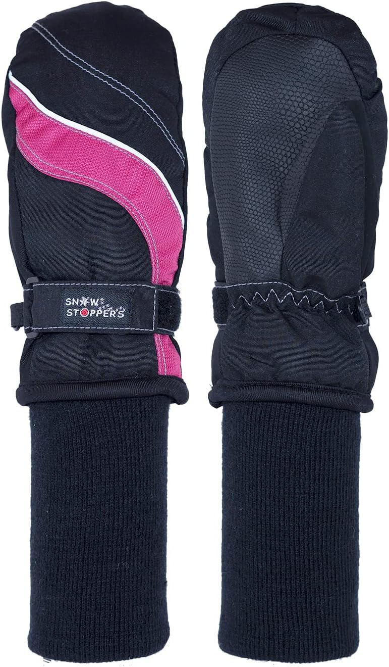 SnowStoppers Kids Waterproof Ski Snowboard Winter Mittens
