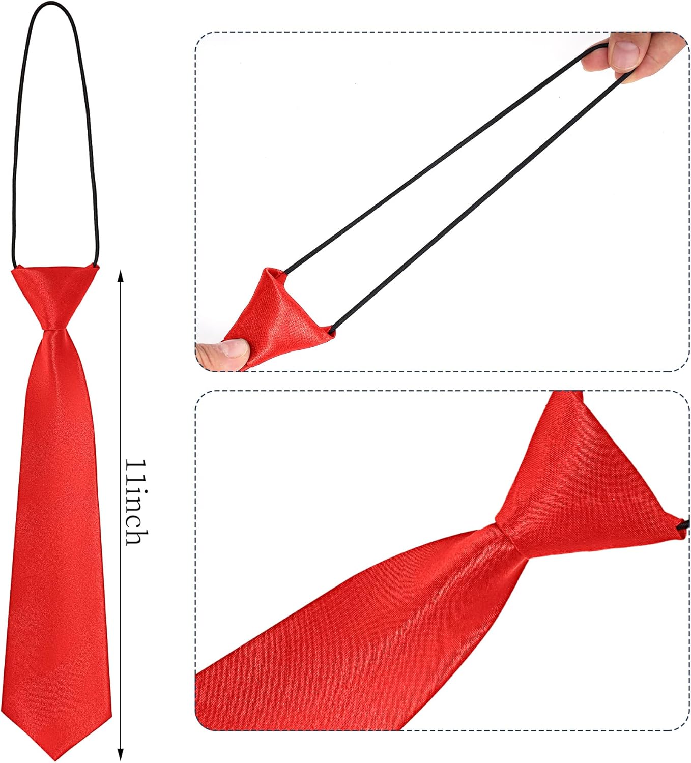 Pistha Boys Tie Pocket Square Set