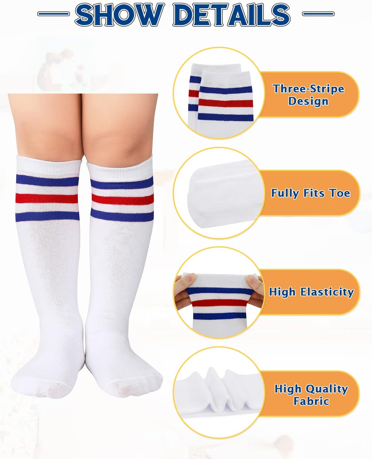 Classic Cotton Soccer Socks
