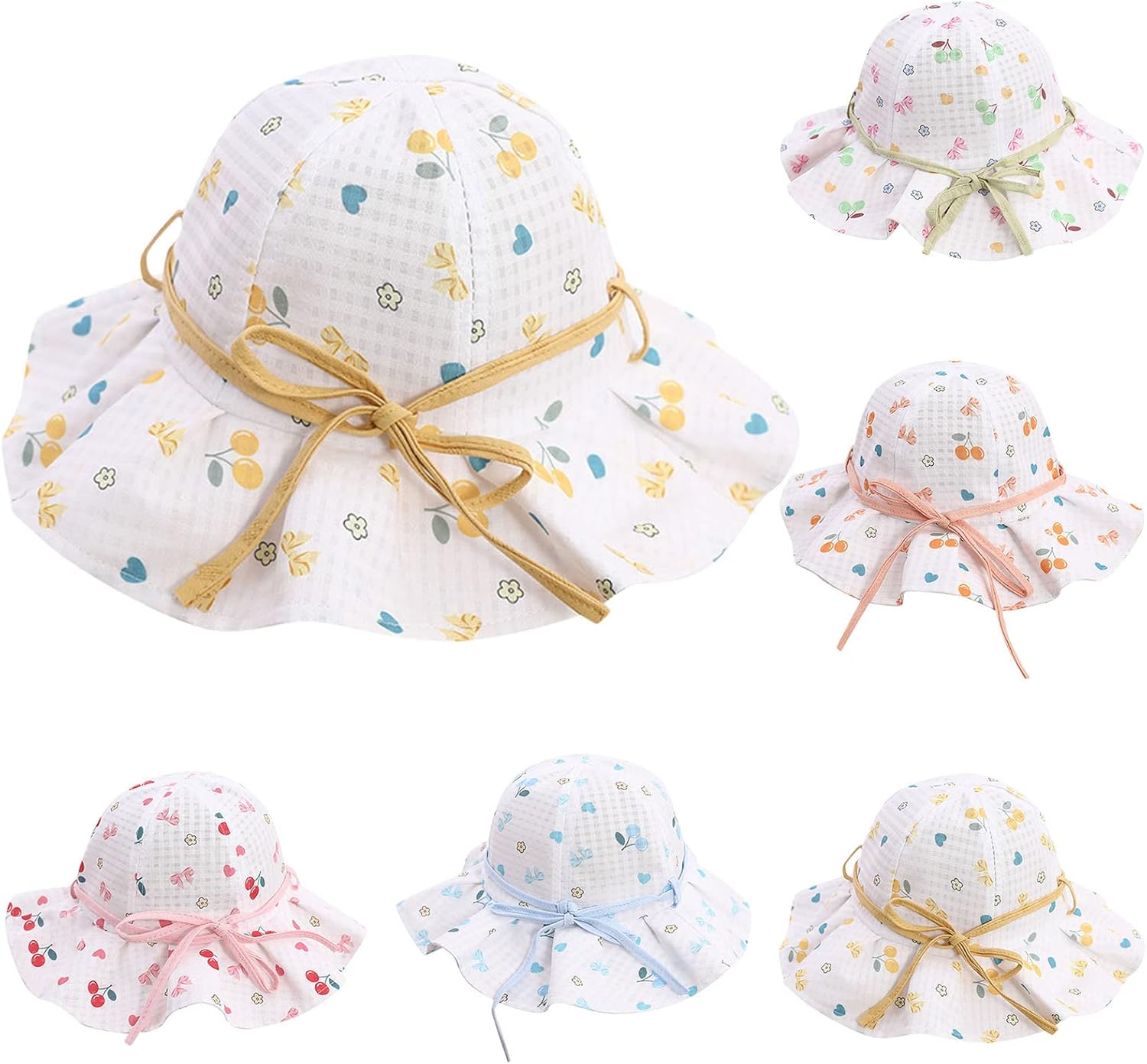 UPF 50 Toddler Sunhat - Protective Cotton Hat for Outdoor Beach Use