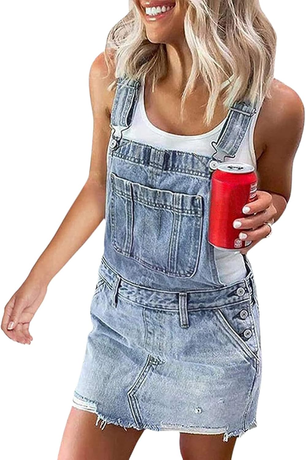 Sfascumop Denim Dress Women