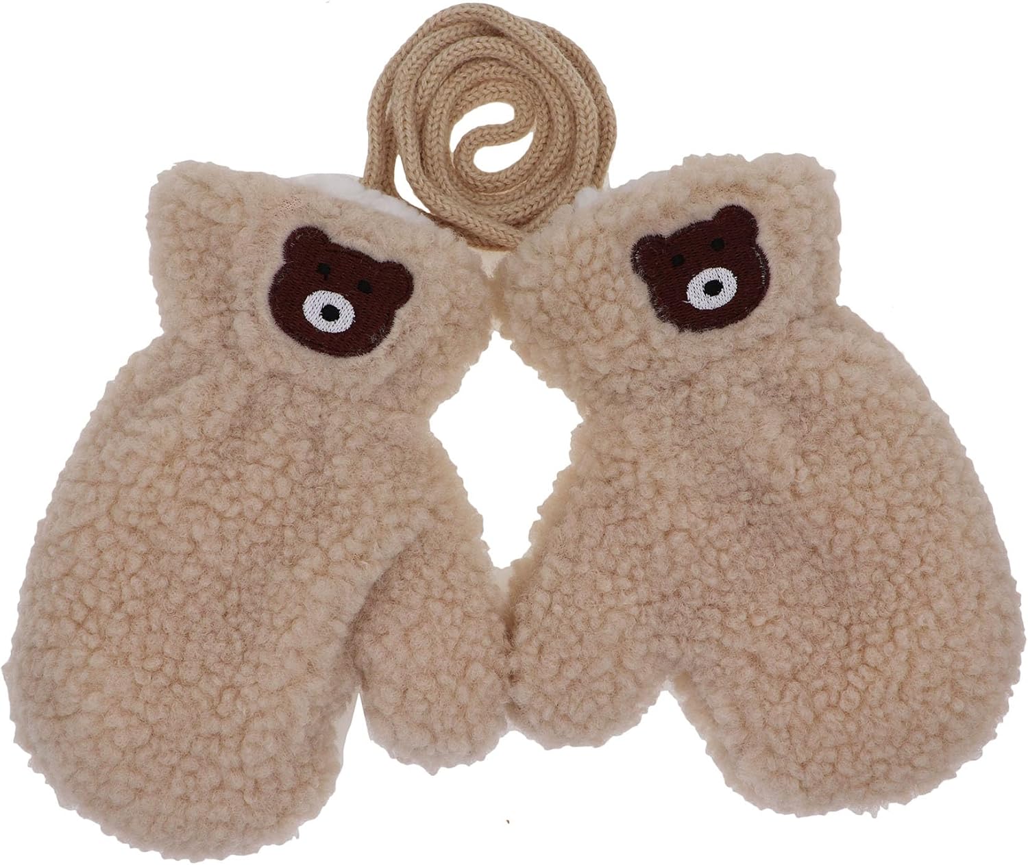 Winter Warm Bear Gloves for Boys Girls and Babies