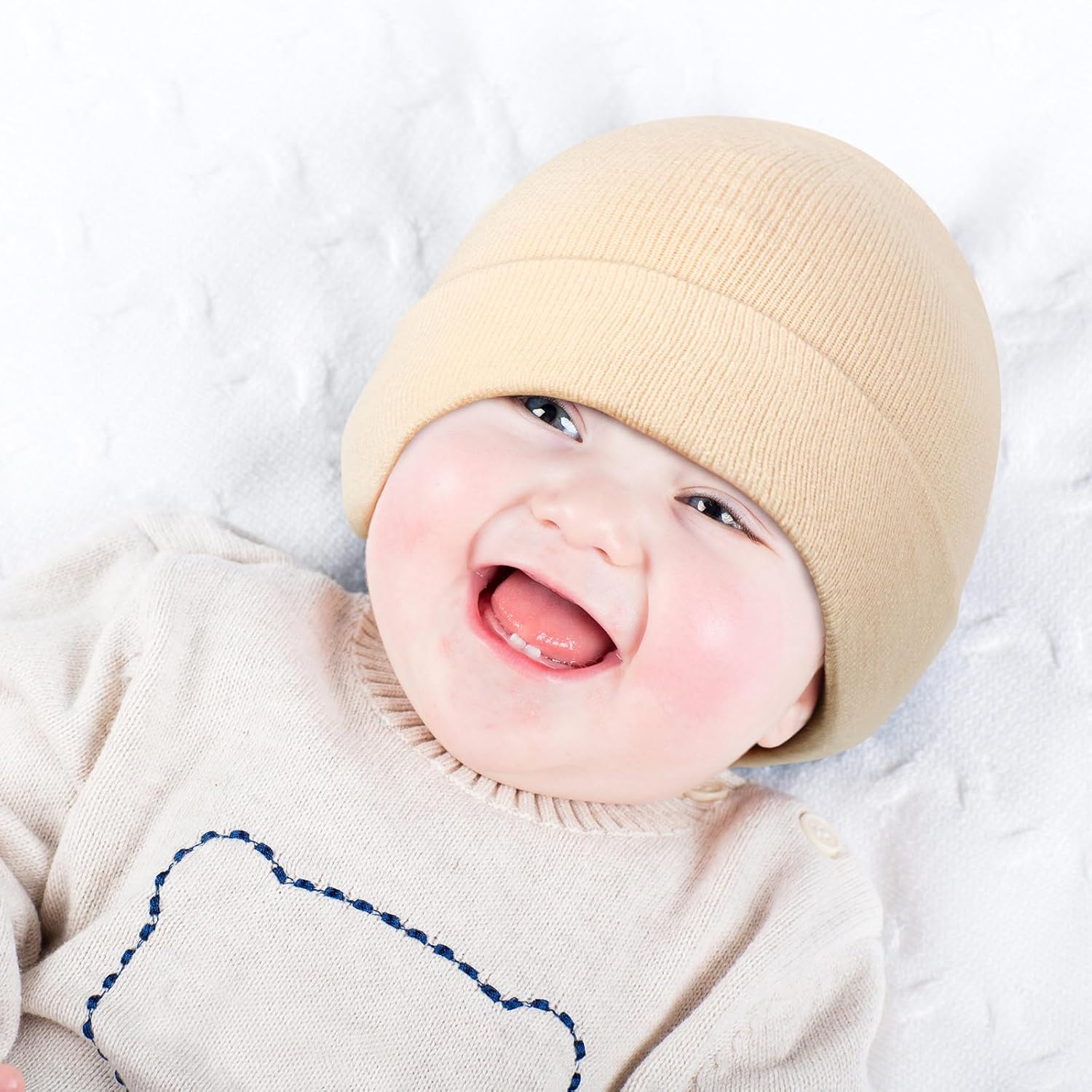 SATINIOR 4 Unisex Toddler Beanies 0-36 Months
