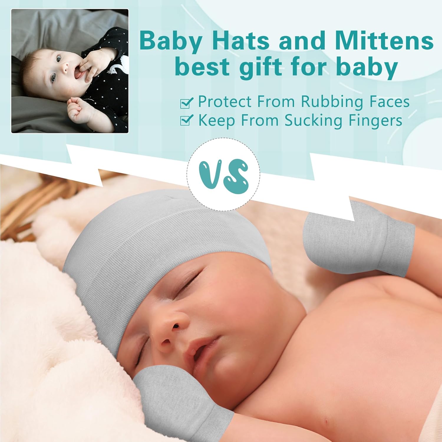 WeekBABY Cozy Cap Set