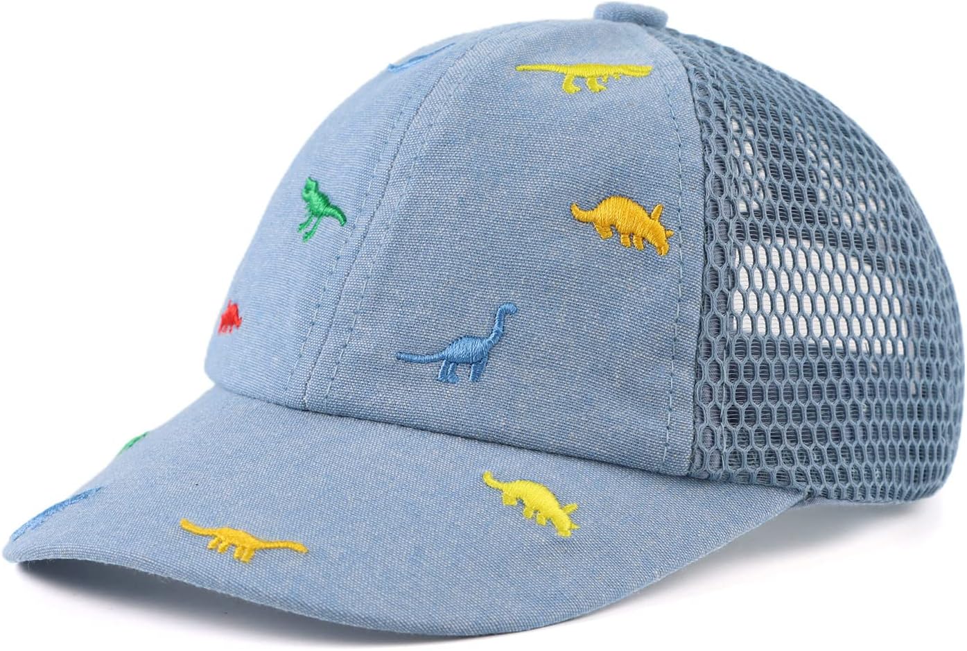 Dinosaur Baby Baseball Cap Adjustable Soft Breatheable for Kids 3-6 Months