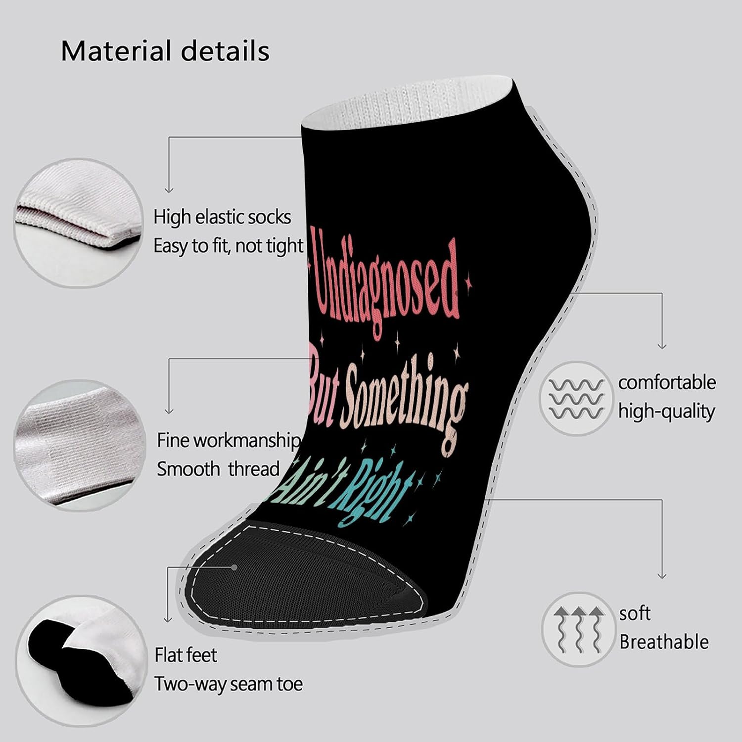 Undiagnosed Style Socks for Boys