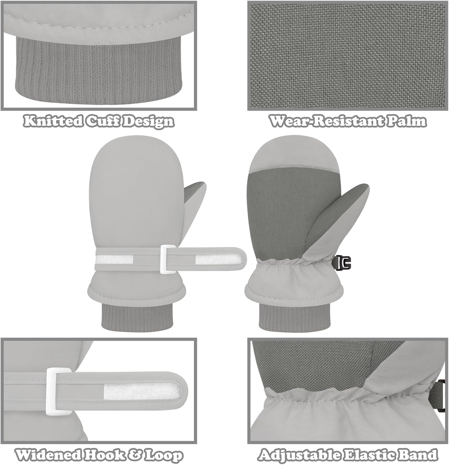 Anti-Loss Toddler Winter Gloves