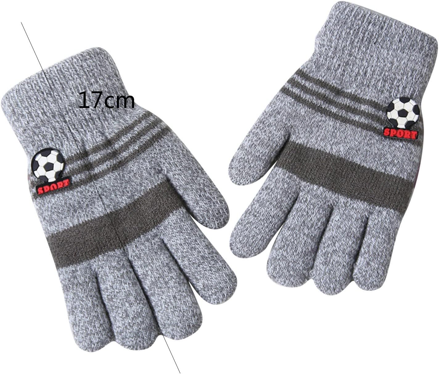 thick cashmere gloves for kids warm comfortable fit