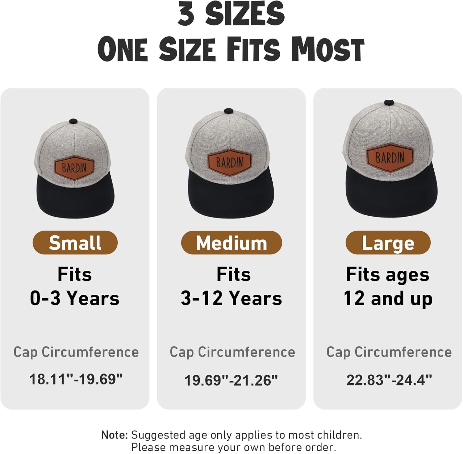 Rucekia Custom Toddler Baseball Hats - Adjustable Snapback Personalized Naming
