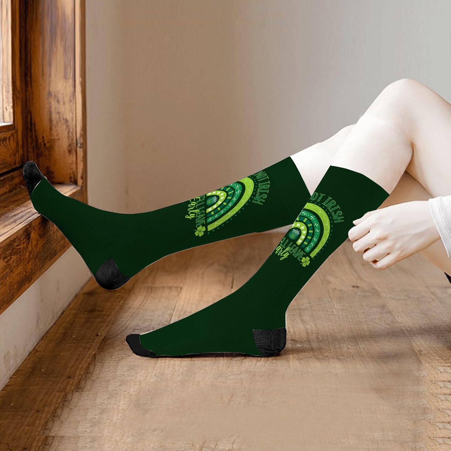 St Patricks Day Novelty Socks for Men Women