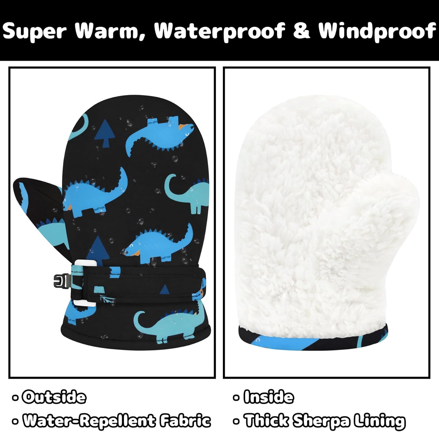Stay Warm Dry and Safe with Olreco Toddler Mittens