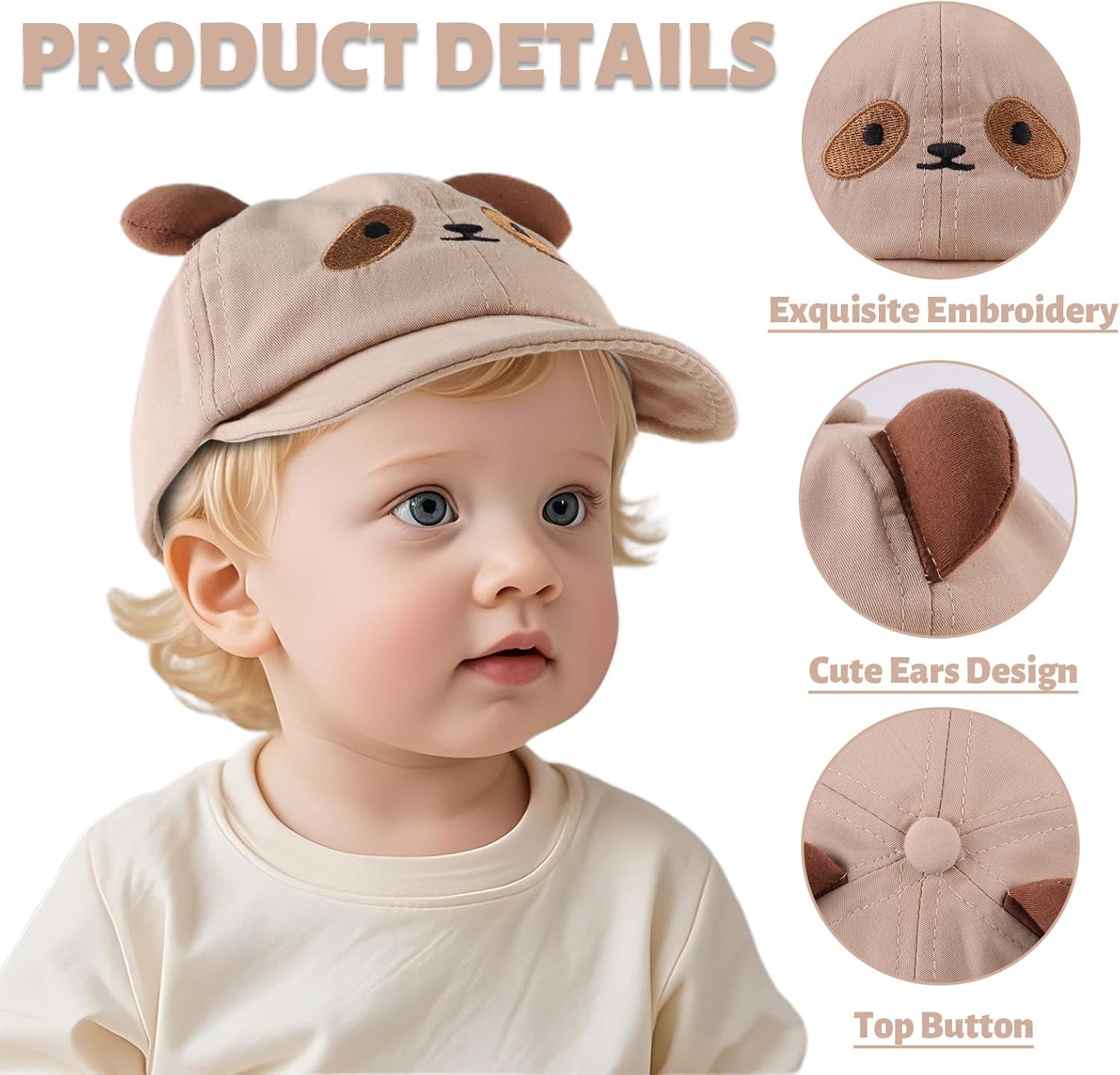 OMUKY Cotton Toddler Baseball Hat