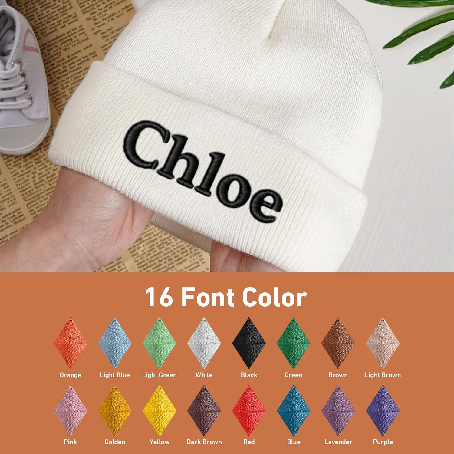 Custom Grey Beanie Hats
