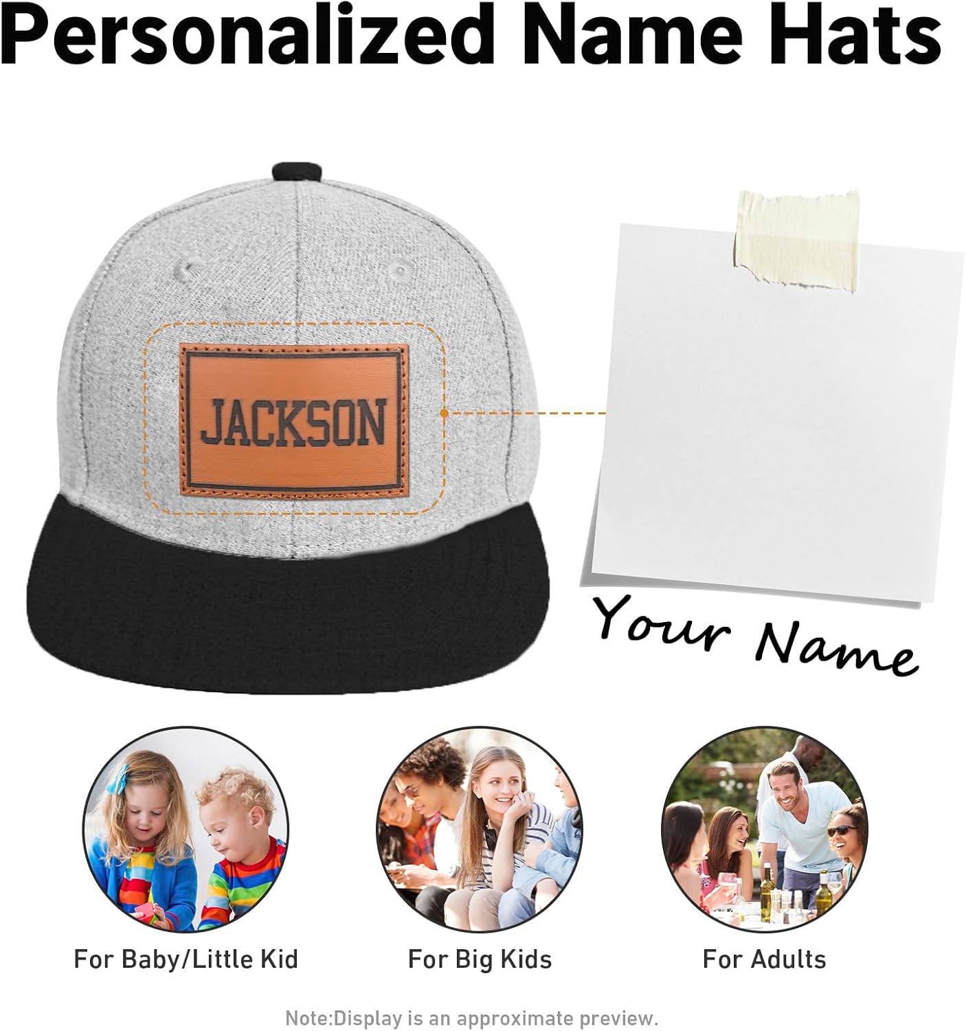 Personalized Toddler Baseball Cap