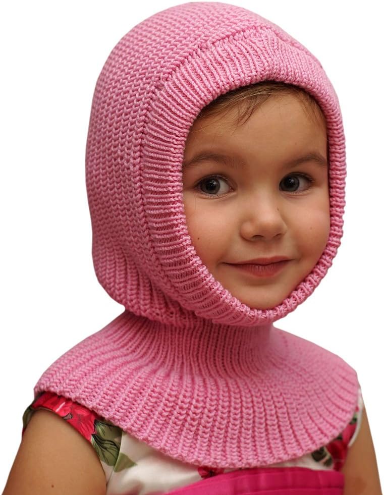 100 Merino Wool Baby Balaclava Hat Scarf Neck Warmer