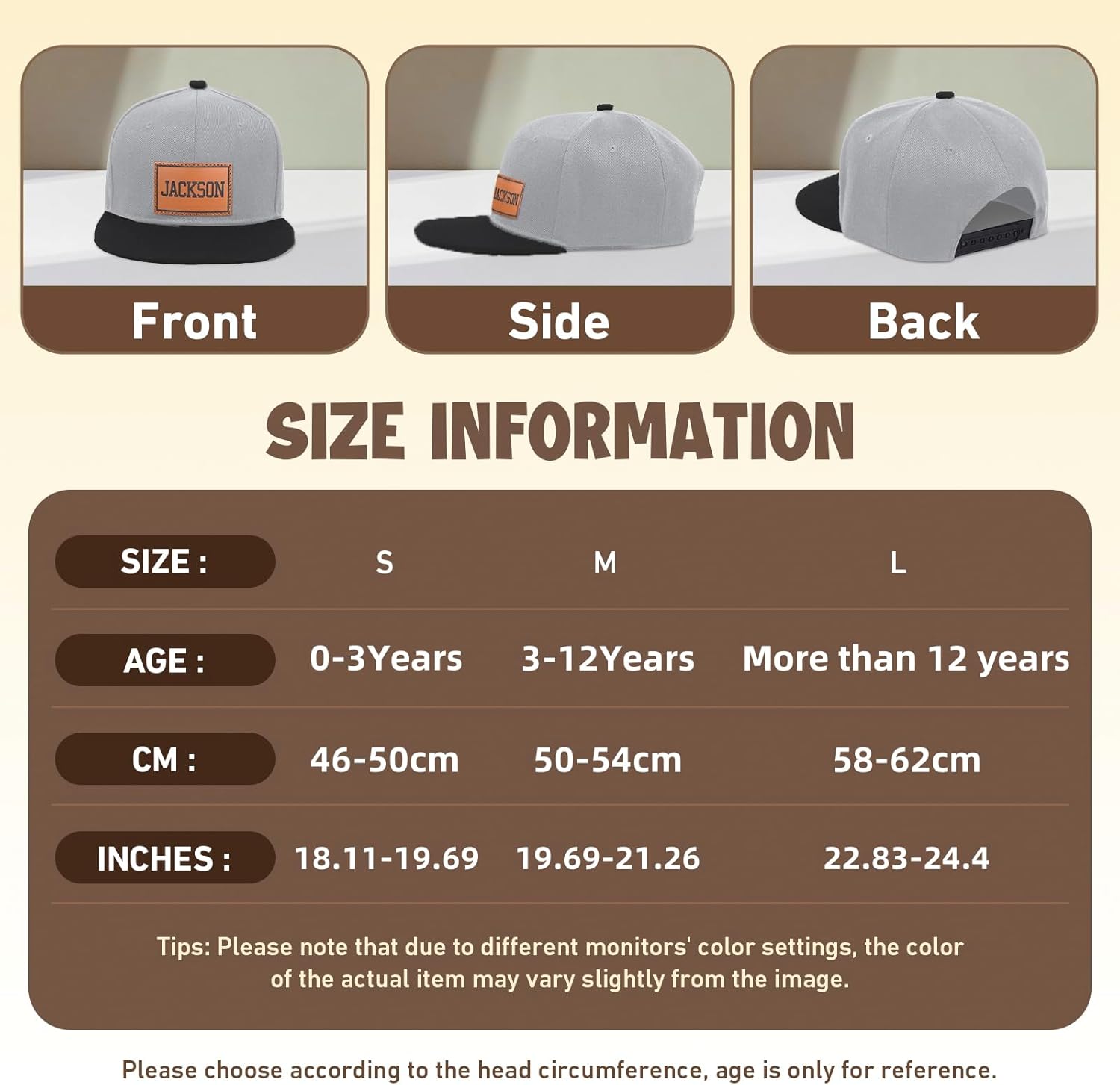 Personalized Toddler Baseball Cap