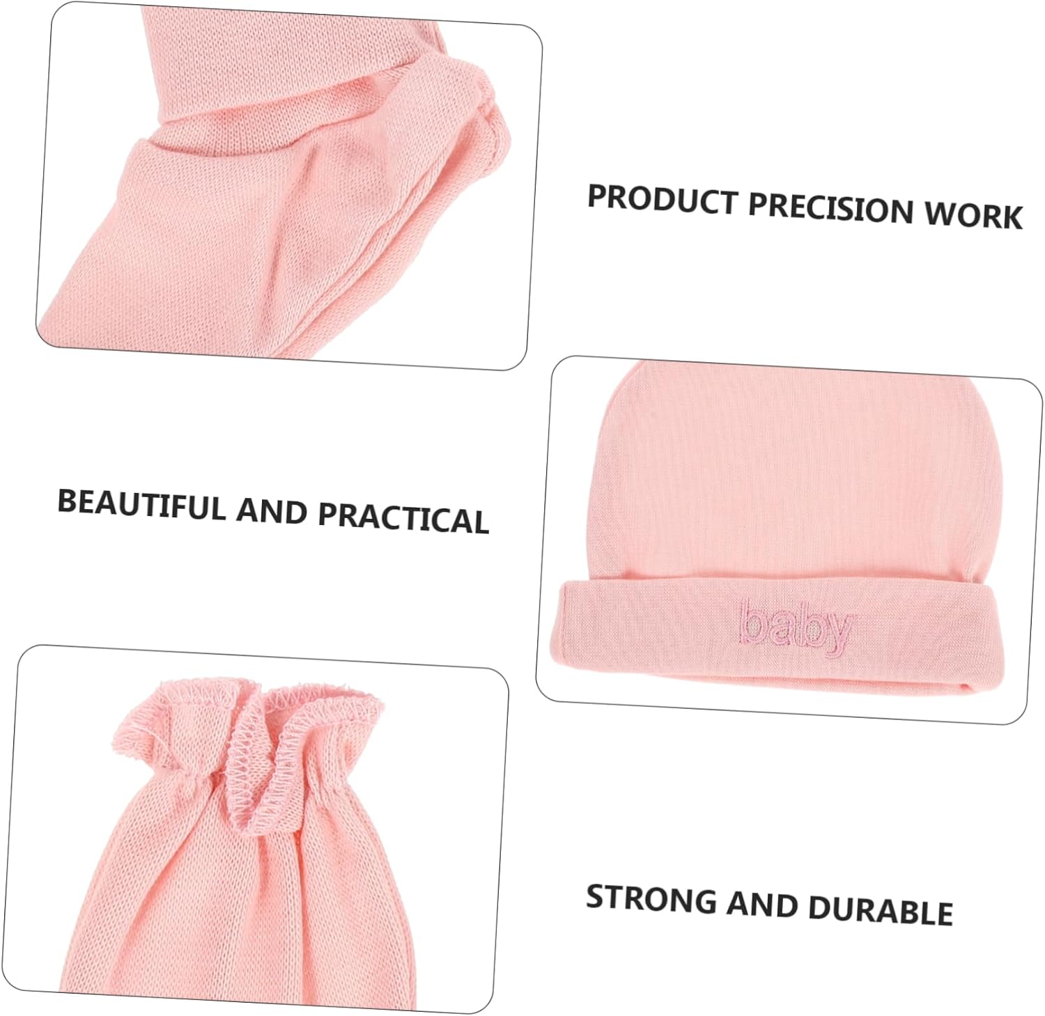 Newborn Scratch Warm Blanket for Boy in Cold Weather Pink