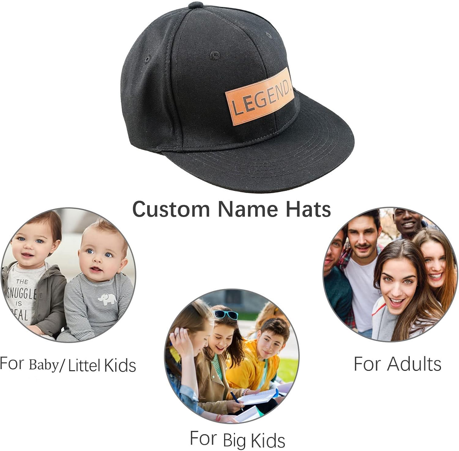 Personalized Baby Names - Adjustable Sport Cap Dyoart