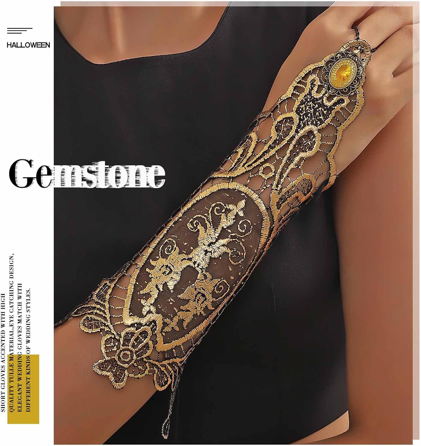 Steampunk Gothic Gloves for Women