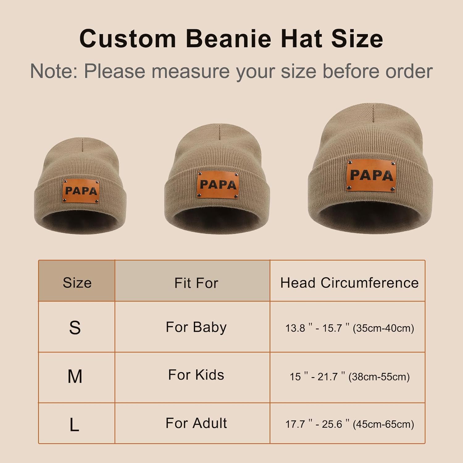 Custom Baby Beanie with Name - toddlers winter hat for boys and girls