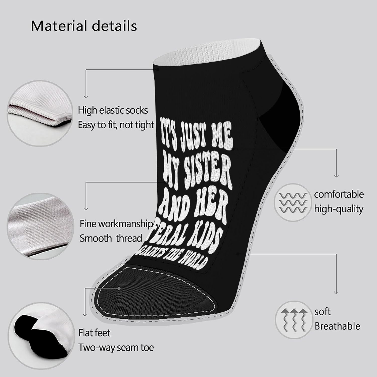 Cartoon Floaty Socks for Boys Unique Design