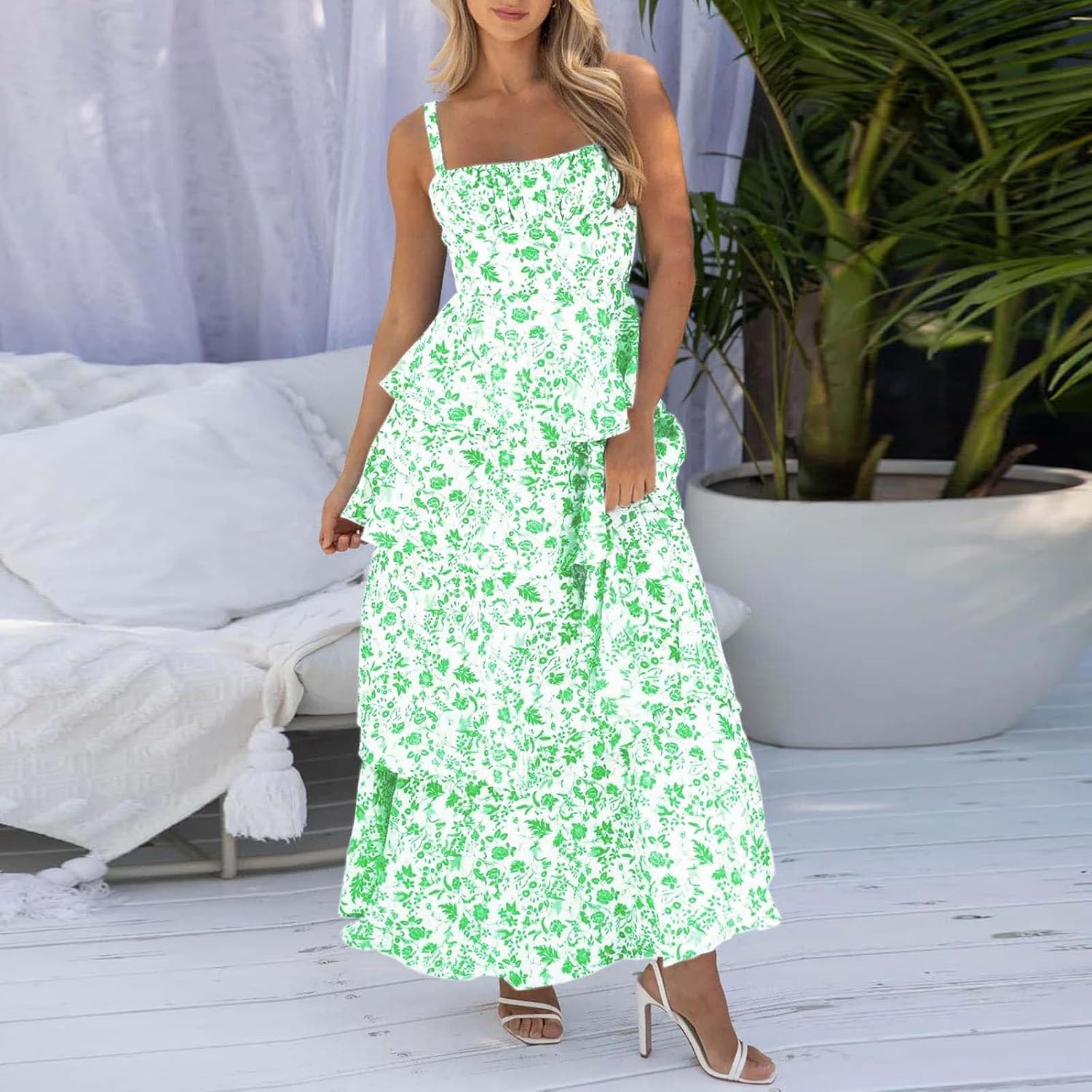 Fancy Floral Maxi Dresses for Women