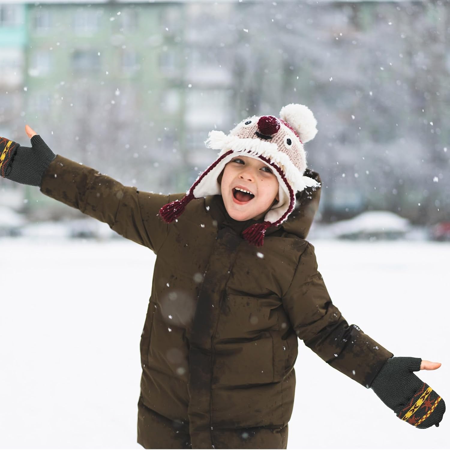 Winter Kids Gloves for Toddlers 2-6
