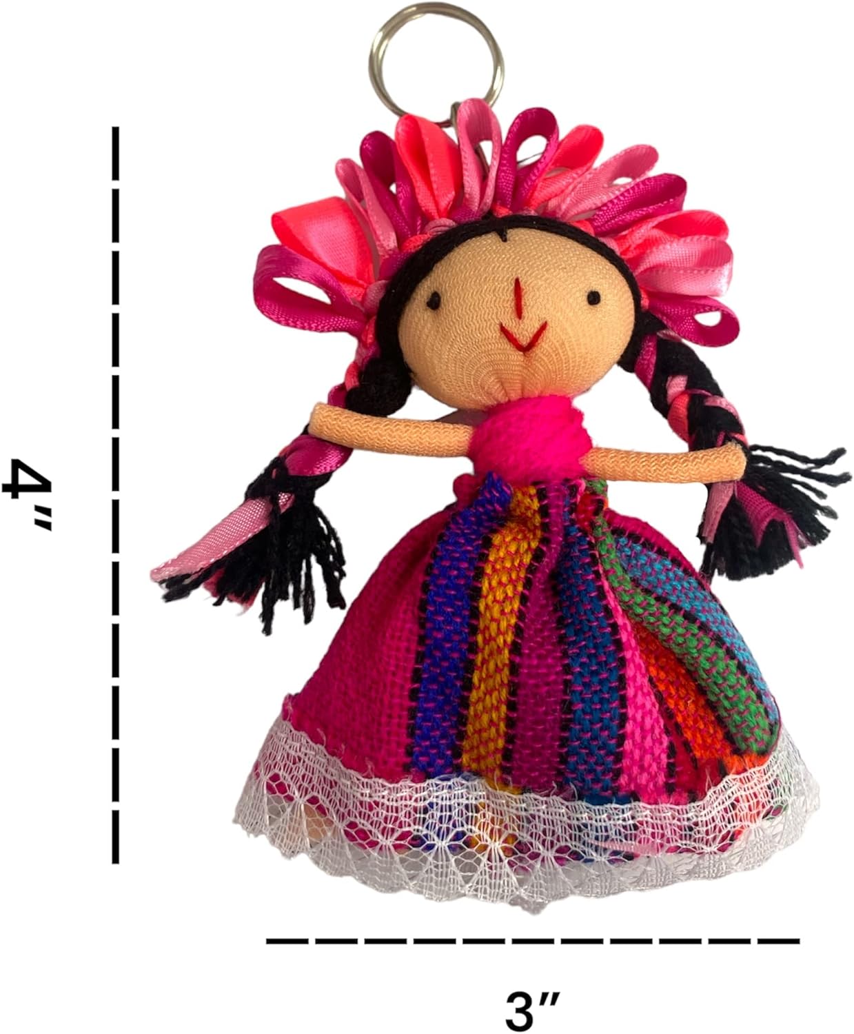 Mexican Handmade Keychain Set