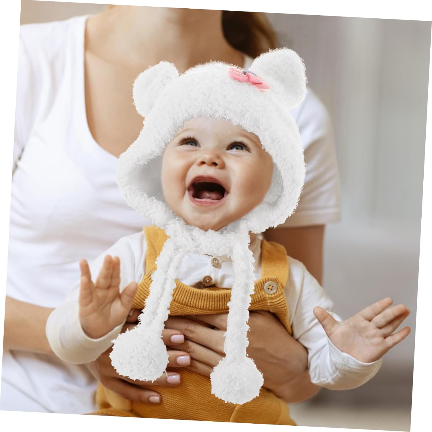 KOCKSHION Thick Warm Toddler Beanie with Earflap