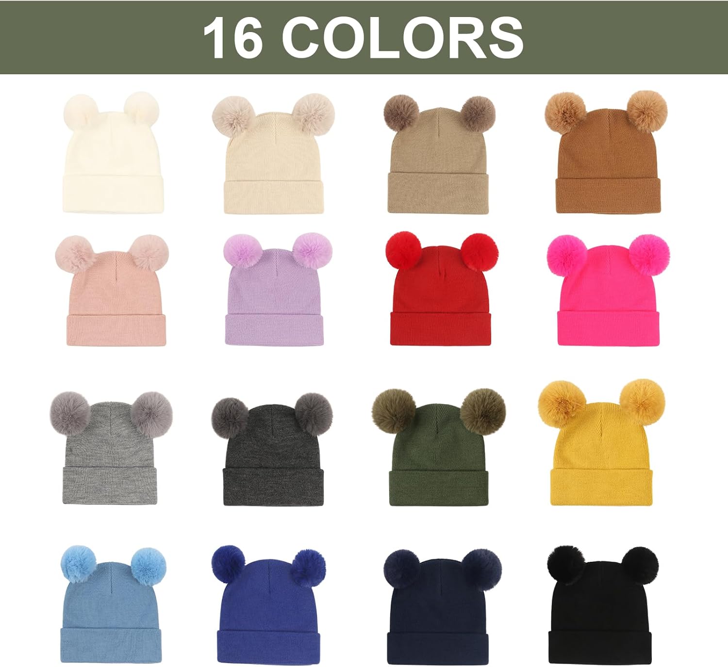 Lanleay Custom Name Beanie Hats for Babies Boys