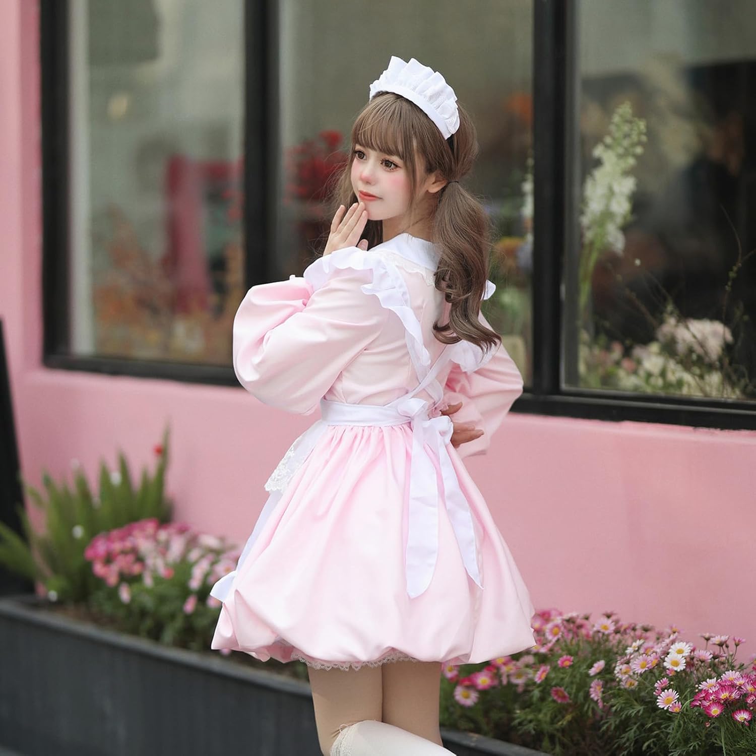 French Maid Apron Dress for Women - Anime Lolita Fancy Costume