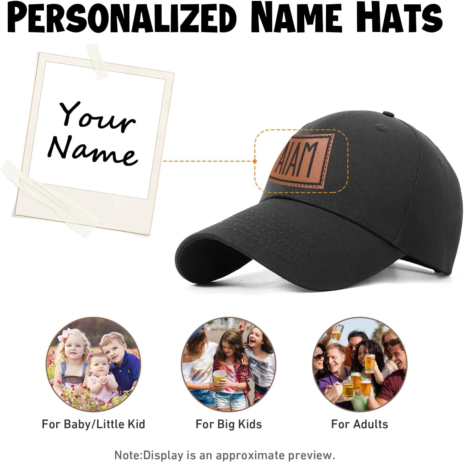 Personalized Baby Baseball Cap