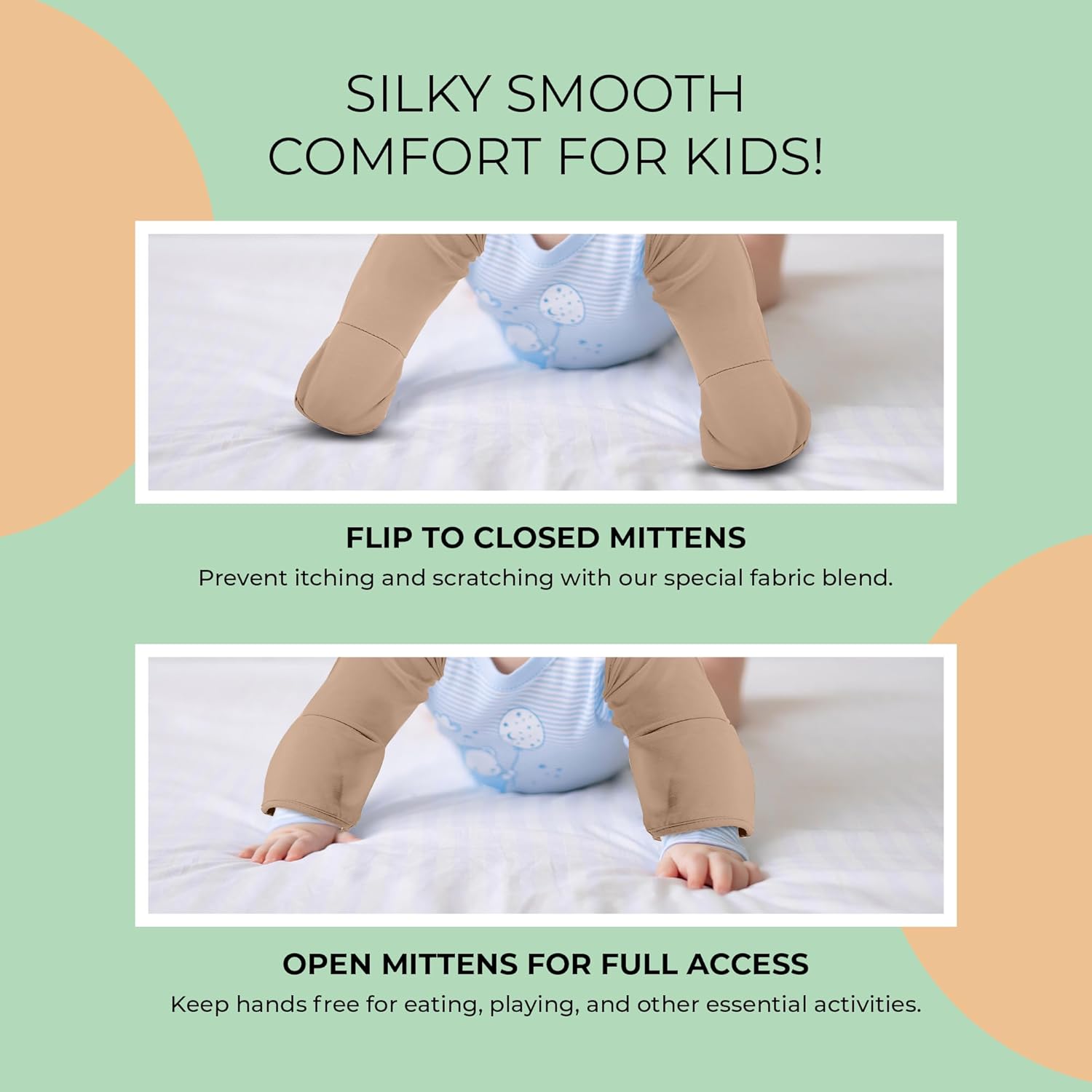 Eczema Scratch Sleeves and Mittens for Babies and Toddlers
