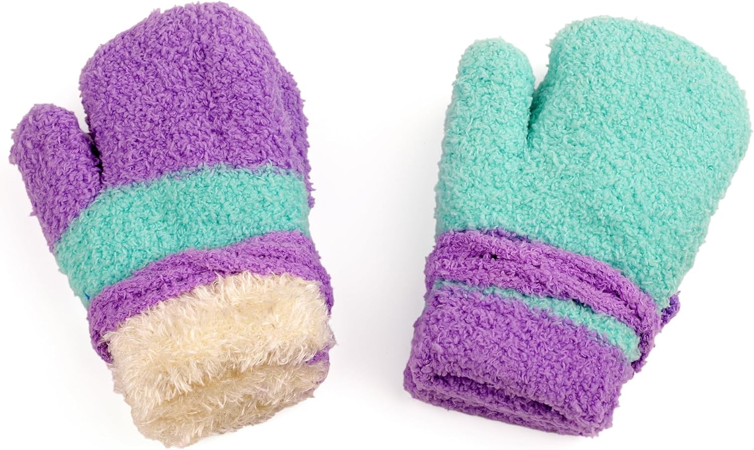 F Flammi Toddler Mitten Gloves - Winter Warm Stretchy Cartoon