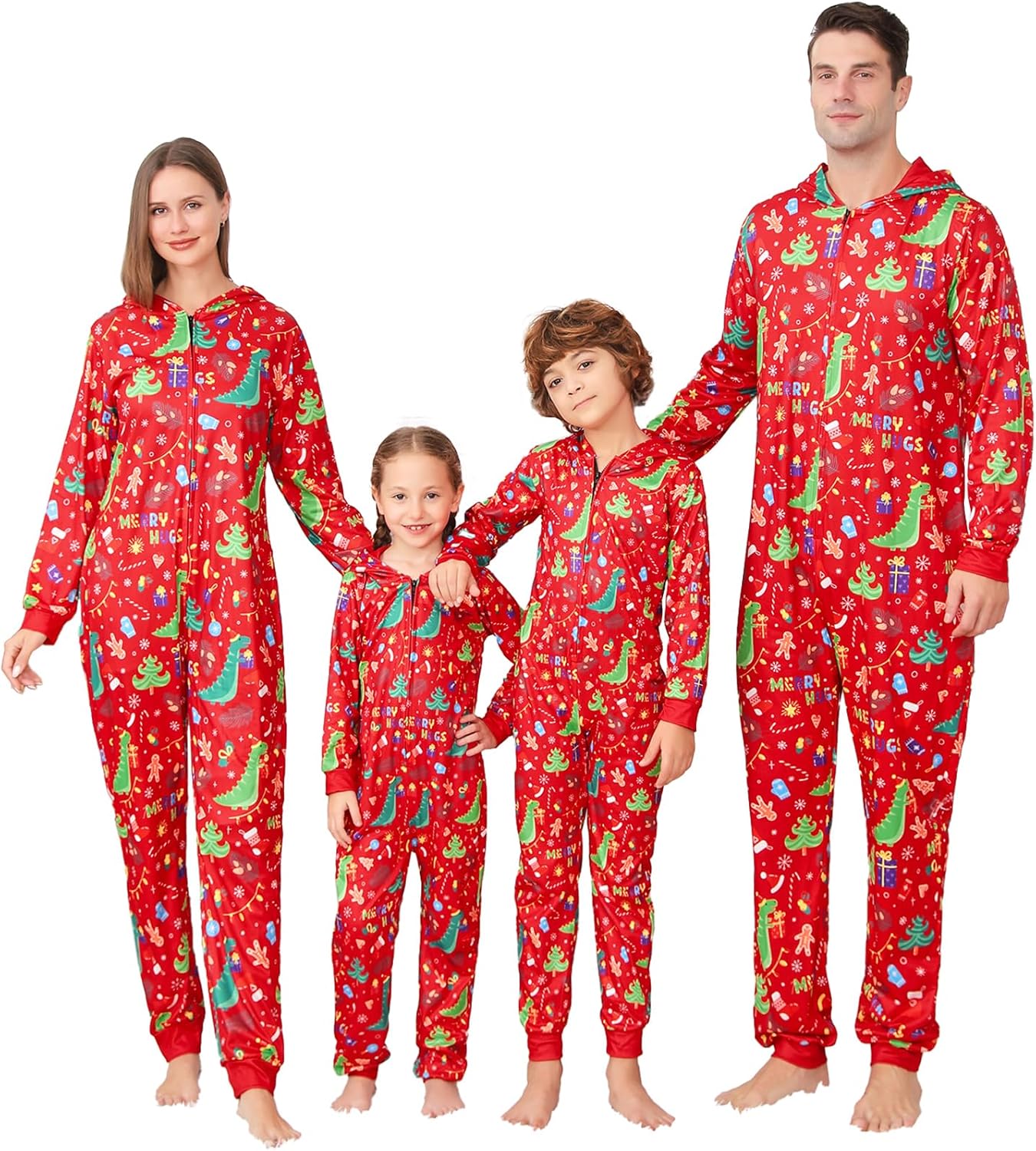 Festive Christmas Onesie Pajamas for Families