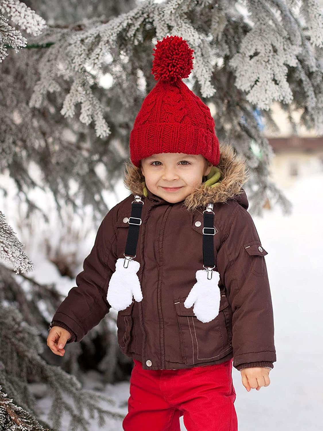 Geyoga 6 Pairs Toddler Winter Mittens