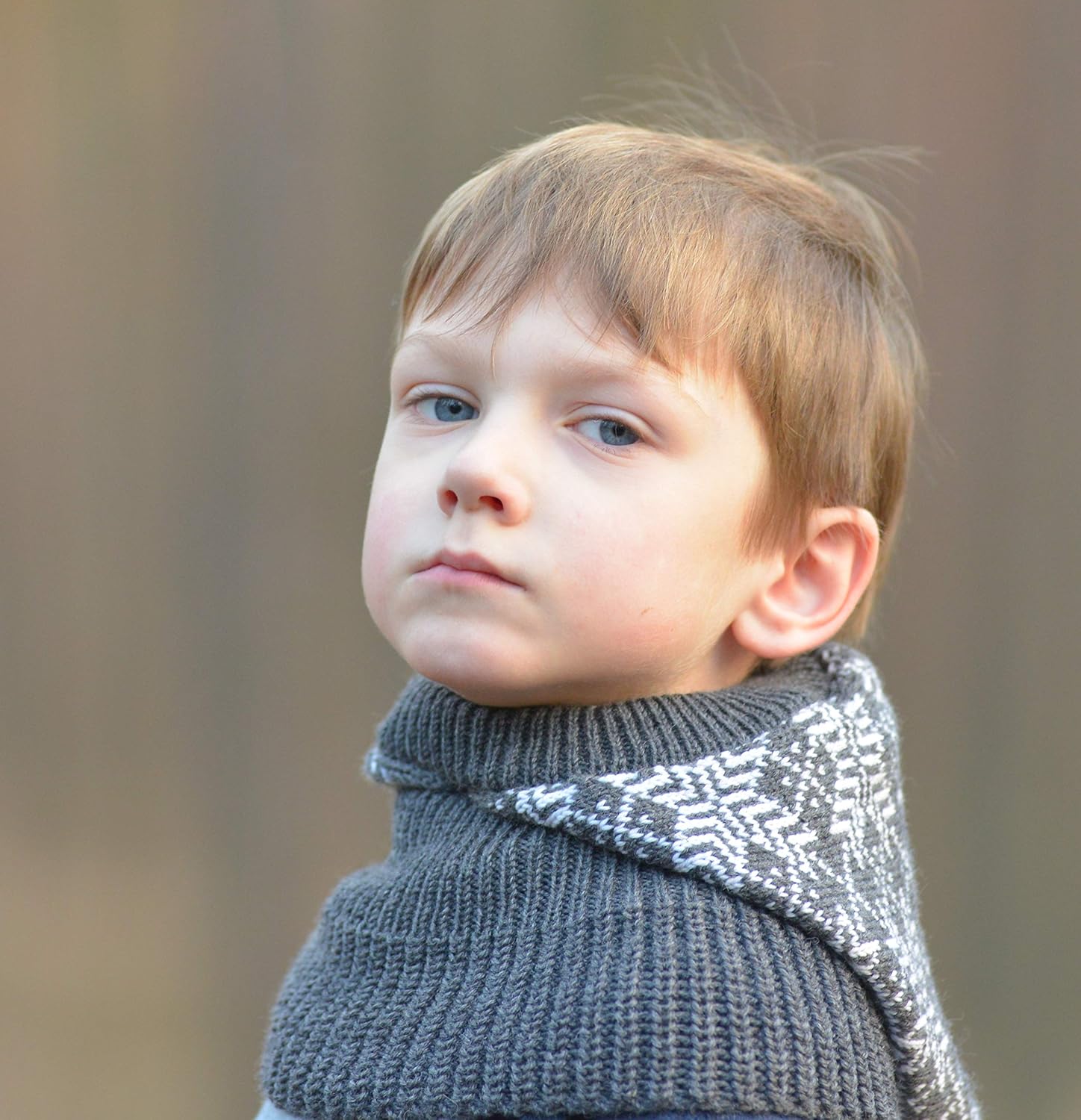 Snug into the Merino - Kids Balaclava Scarf for Winter