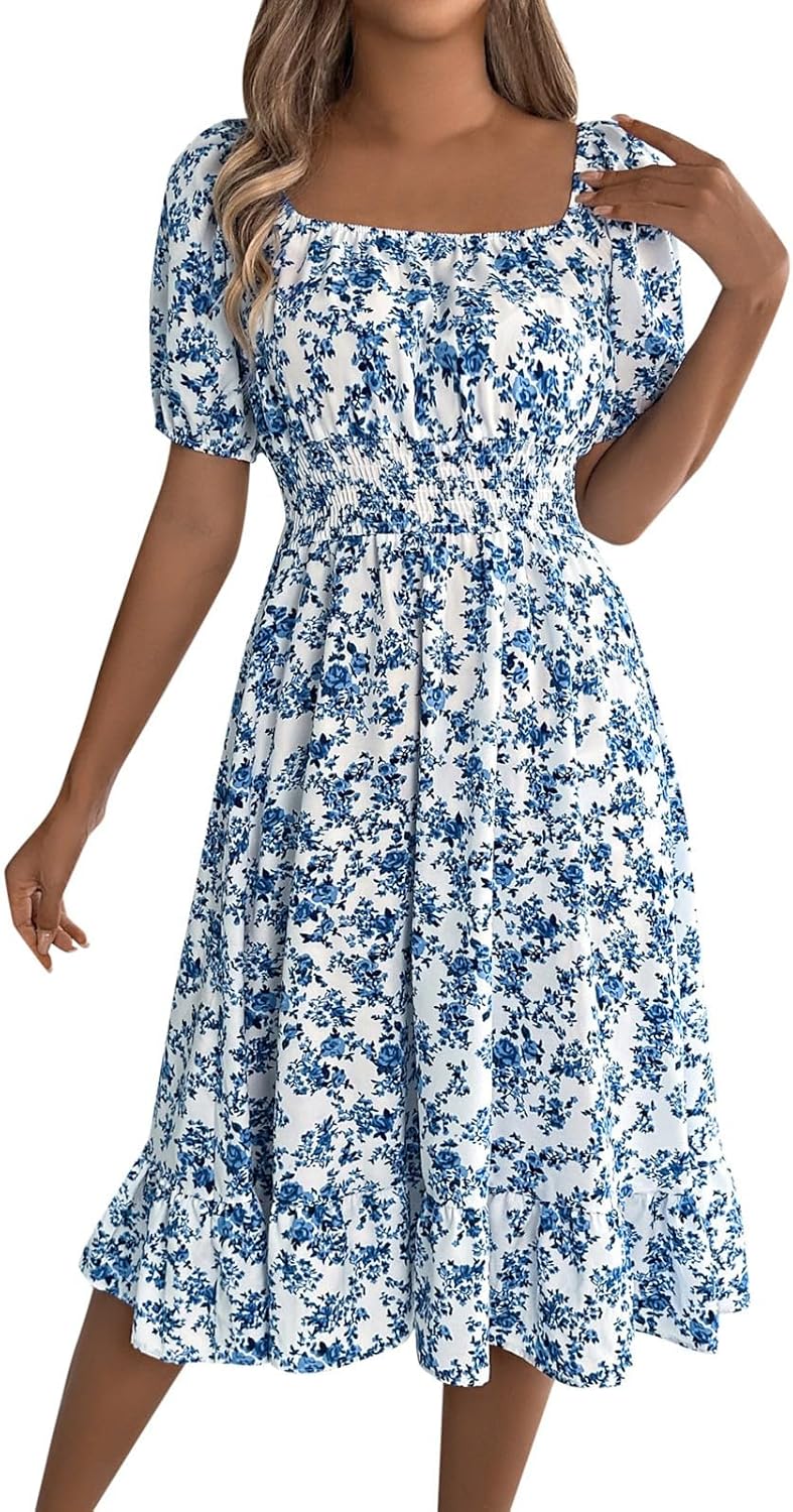 Floral Ruffle Dress