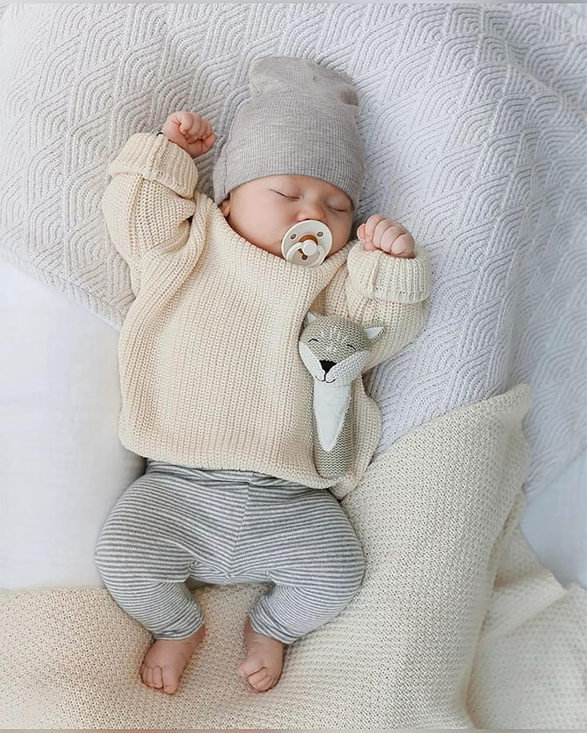 DRESHOWNewborn Baby Beanie Set