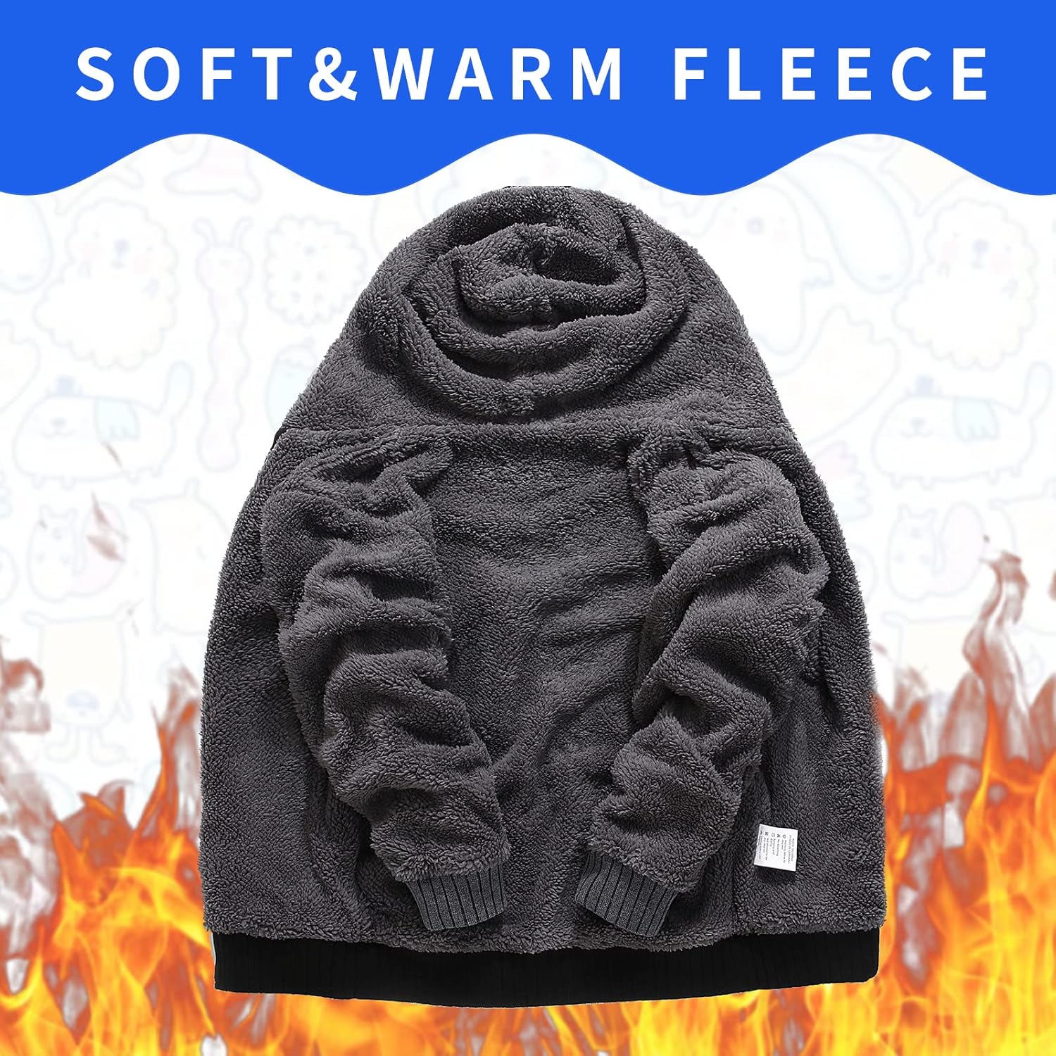 Warm Cozy Kids Fleece Hoodie