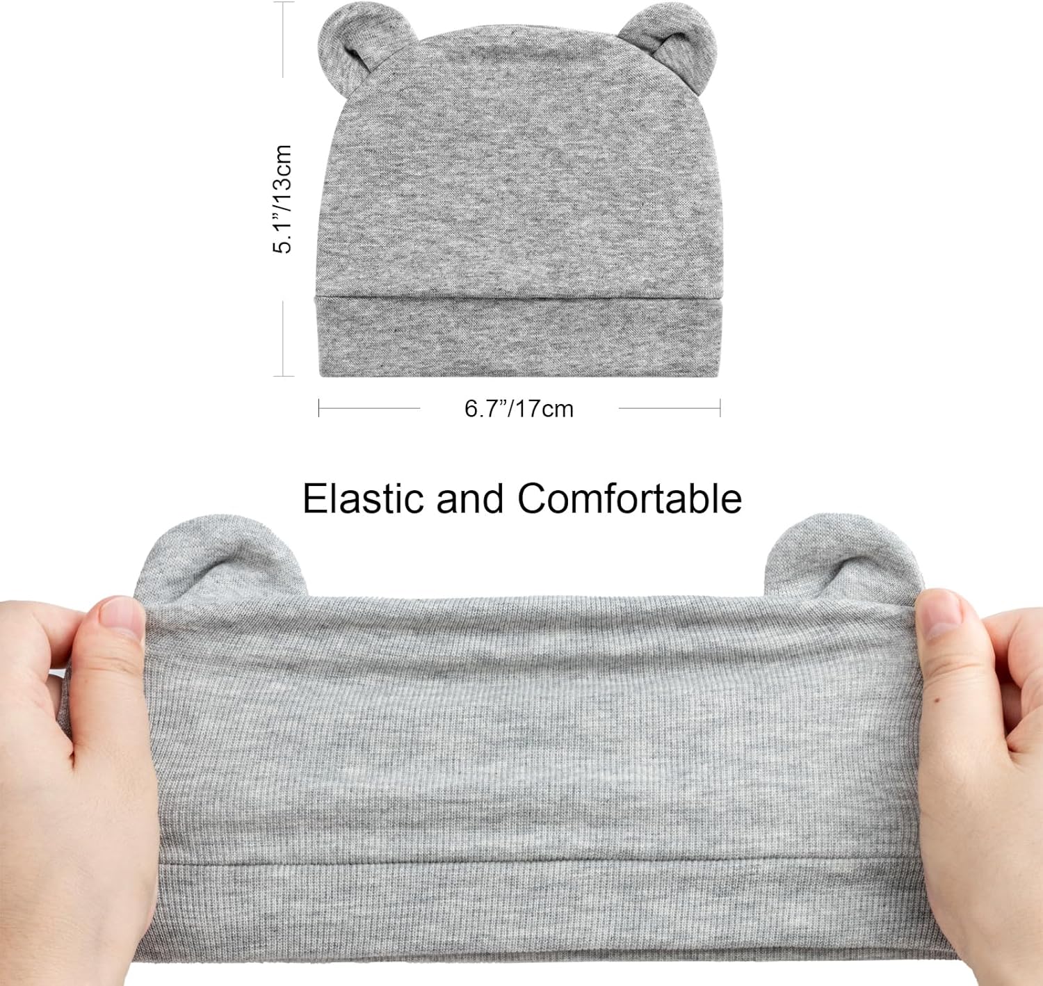 Premium Soft Cotton Baby Beanie for Newborns