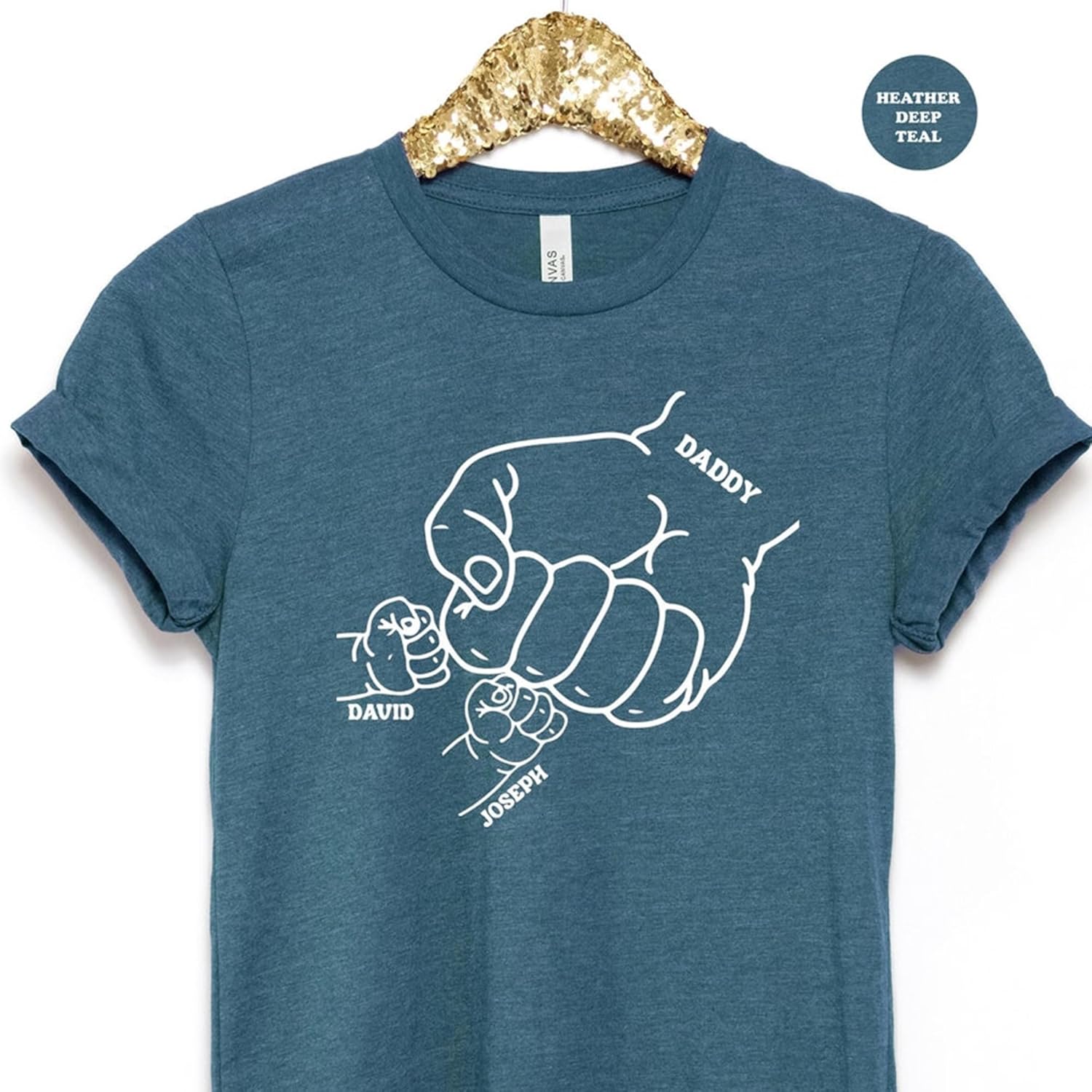 Personalized Dads Day T-Shirt Gift