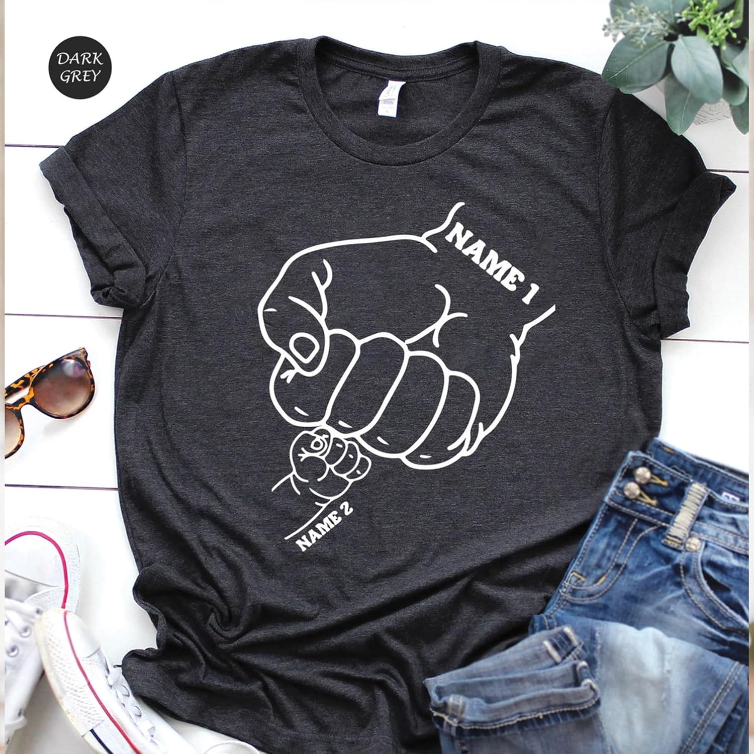 Personalized Dads Day T-Shirt Gift