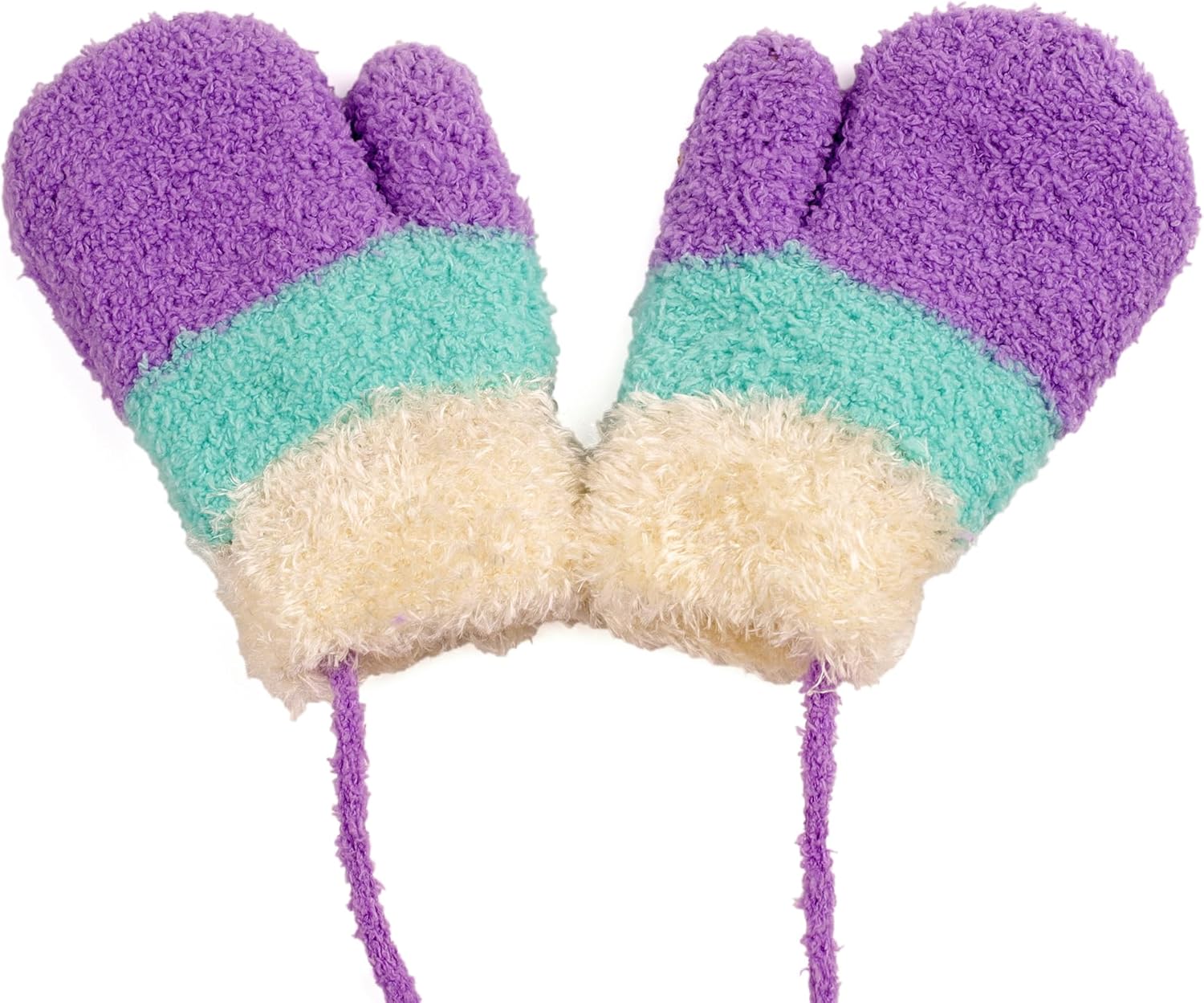 F Flammi Toddler Mitten Gloves - Winter Warm Stretchy Cartoon